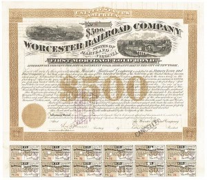 Worcester Railroad Bond